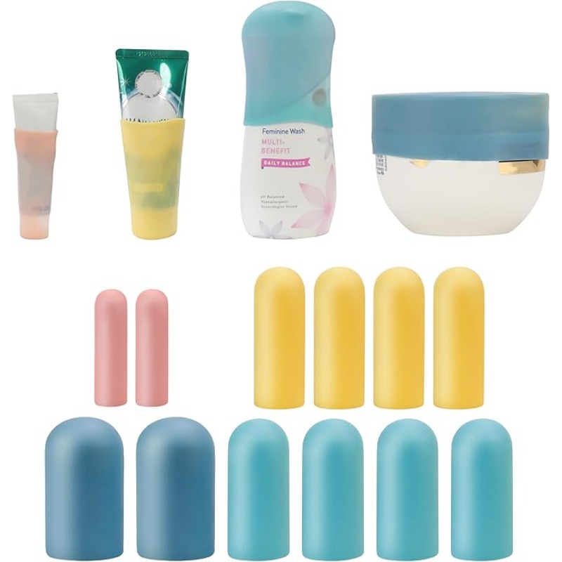 Travel Accessories Kit For Men - Fundas Elásticas de Silicona para Evitar