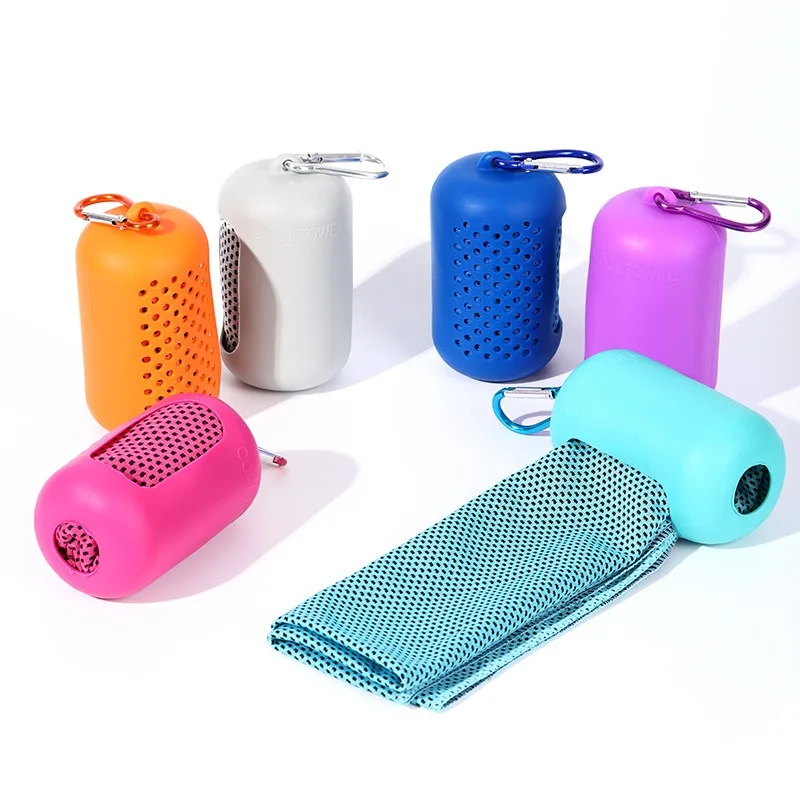 Travel Towel Quick Dry - Toalla Refrescante con Estuche Portátil, Secado