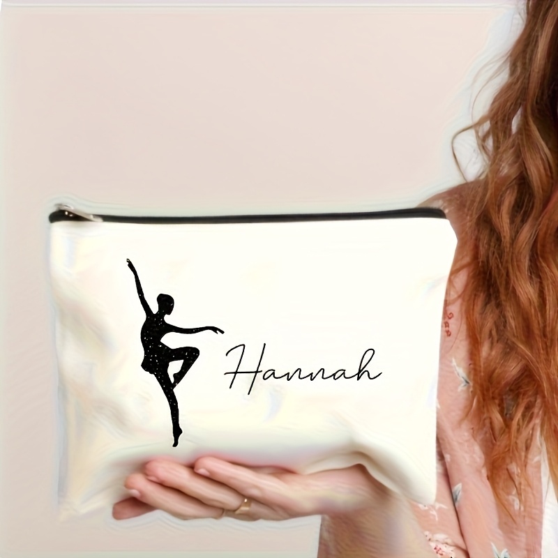 Travel Accessories Name - Bolsa de maquillaje personalizada con estampado