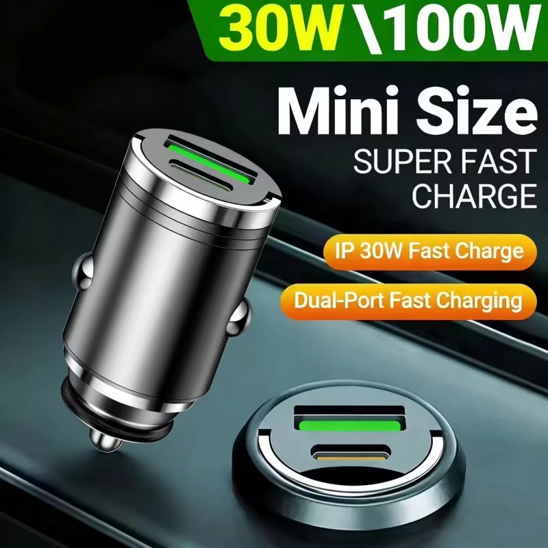 Travel Plug Type C - Cargador de Coche USB PD de