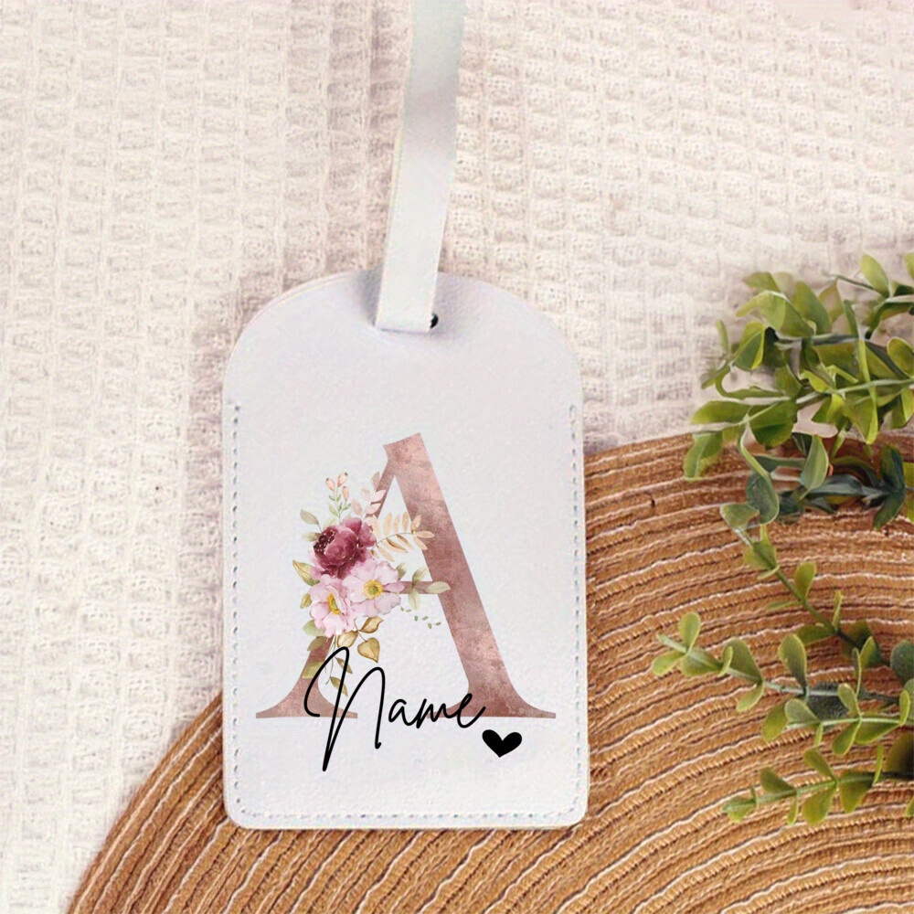 Travel Accessories Name - Etiqueta de Equipaje Personalizada de PU