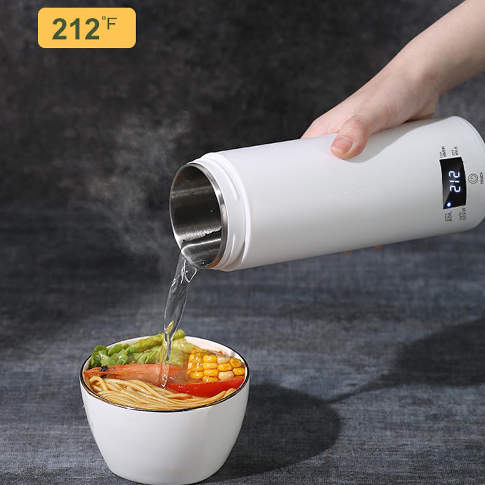 Portable Travel Kettle - Mini Hervidor eléctrico portátil de 450ml
