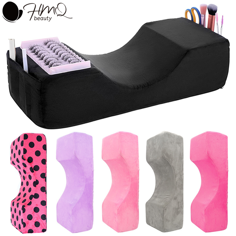 Neck Pillow Memory Foam - Almohada para pestañas injertadas, soporte para