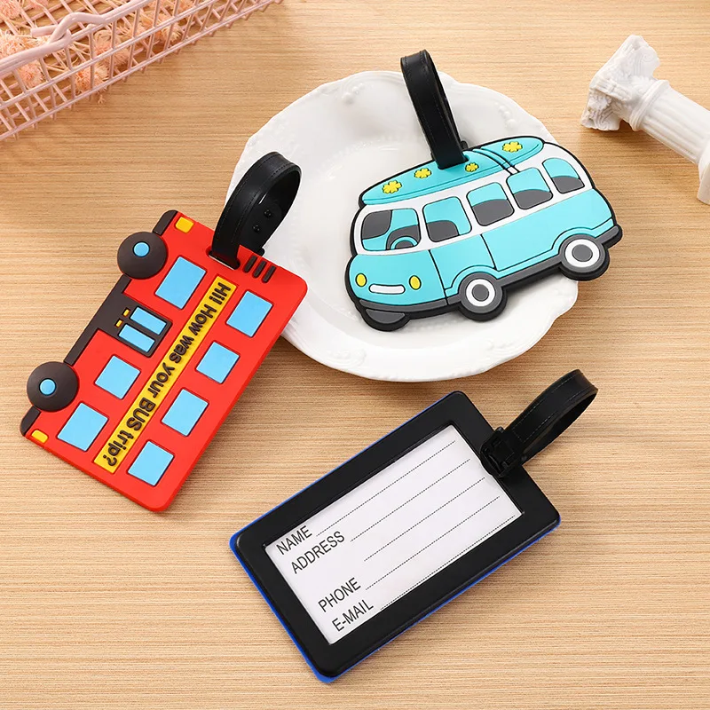 Travel Accessories Name - Etiquetas de equipaje de silicona de