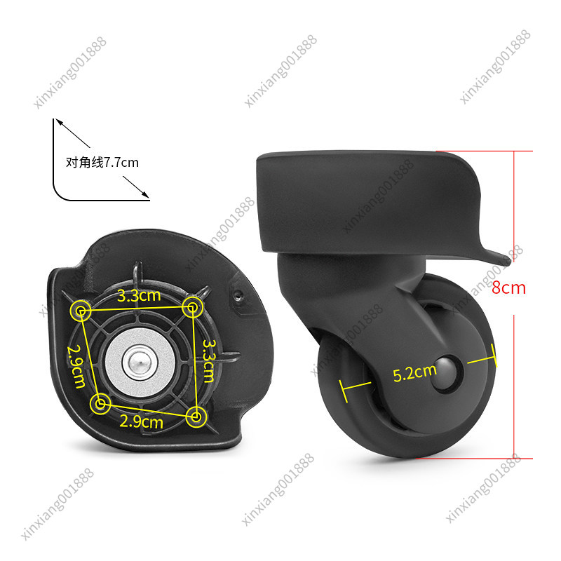 Luggage Wheel Replacement - Ruedas Giratorias de 360 Grados A-65