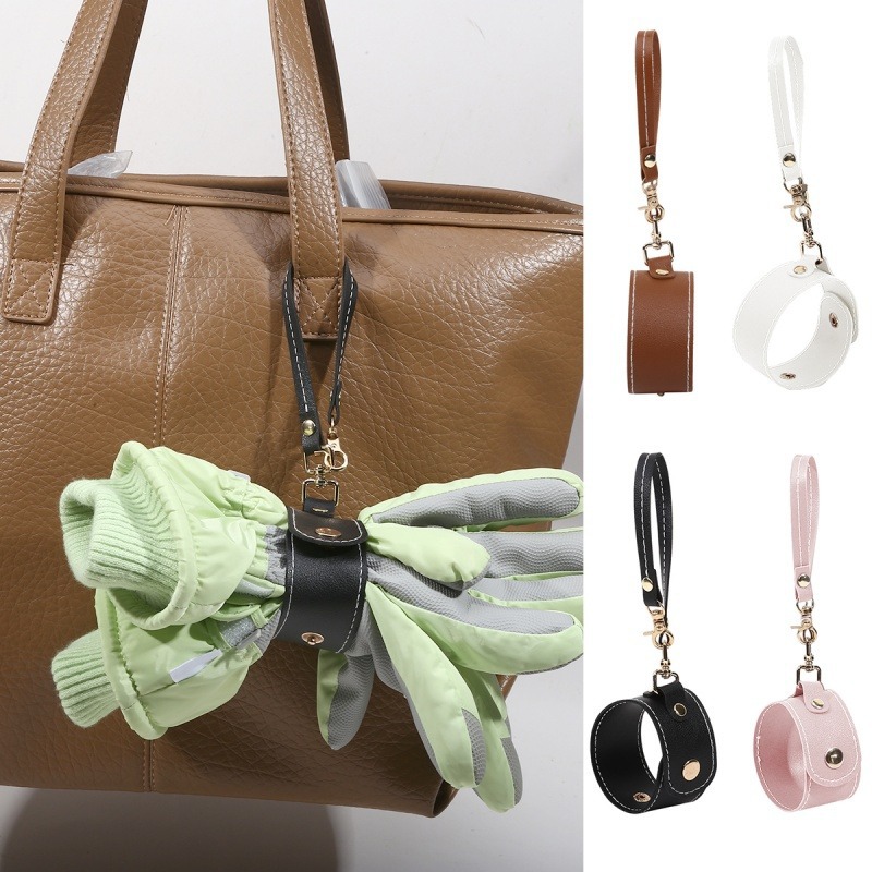Travel Accessories Ideas - Elegante soporte de cuero para guantes,