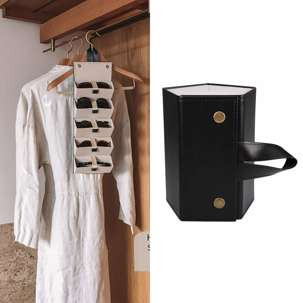 Travel Accessories Ideas - Soporte para gafas, estuche de viaje,