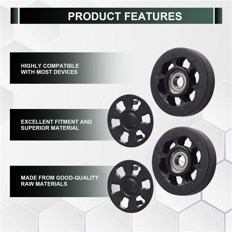ABGH-Ruedas de repuesto para e - Luggage Wheel Replacement reseña y precio