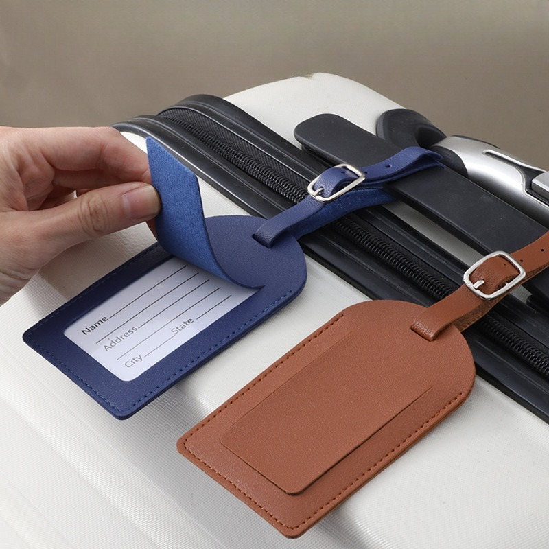 Etiquetas de equipaje de cuero - Travel Accessories Kit For Men reseña y precio