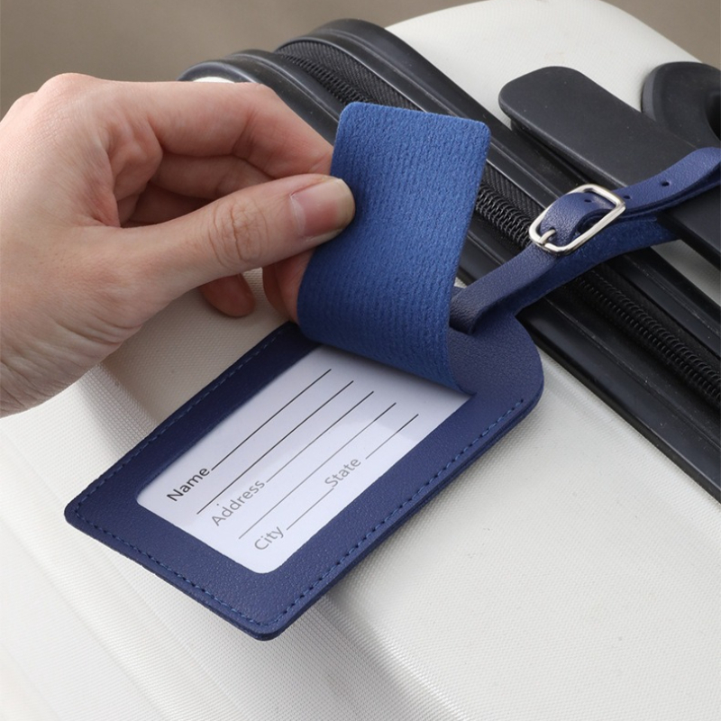 Etiquetas de equipaje de cuero - Travel Accessories Kit For Men reseña y precio