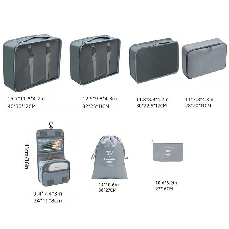 Juego de Organizadores de Viaj - Travel Accessories Kit Bag reseña y precio