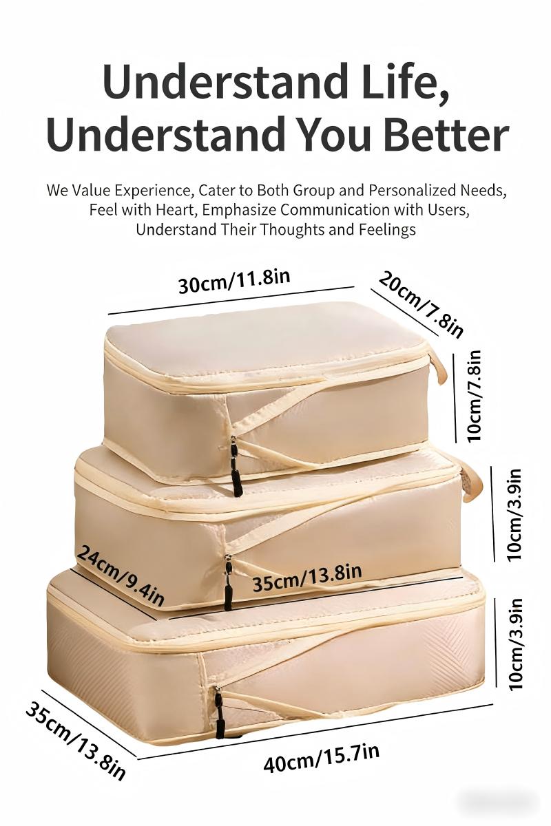HOMEFISH Juego de 3 Bolsas de  - Travel Accessories Kit Bag reseña y precio