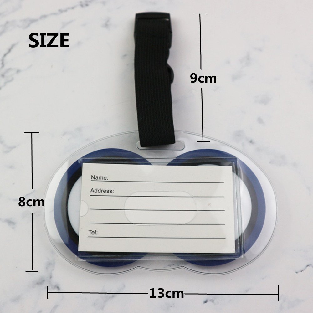 Etiquetas para equipaje con di - Travel Accessories Name reseña y precio