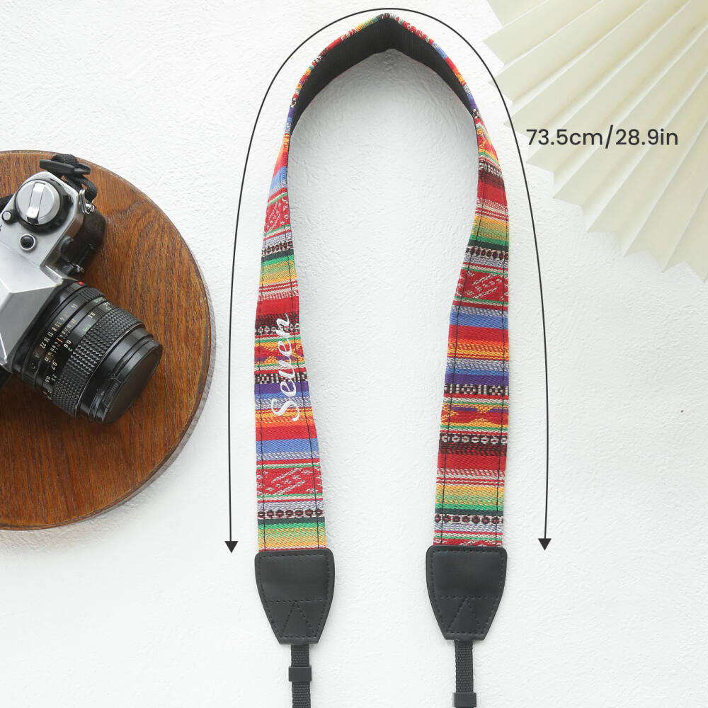 Correa de cámara étnica tejida - Travel Accessories Hong Kong reseña y precio