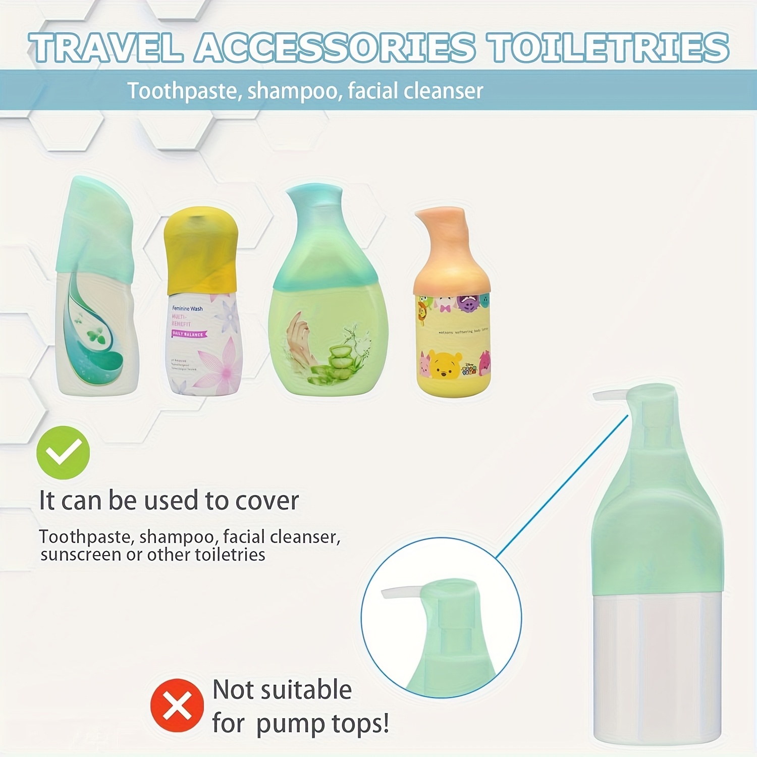 Fundas Elásticas de Silicona p - Travel Accessories Kit For Men reseña y precio