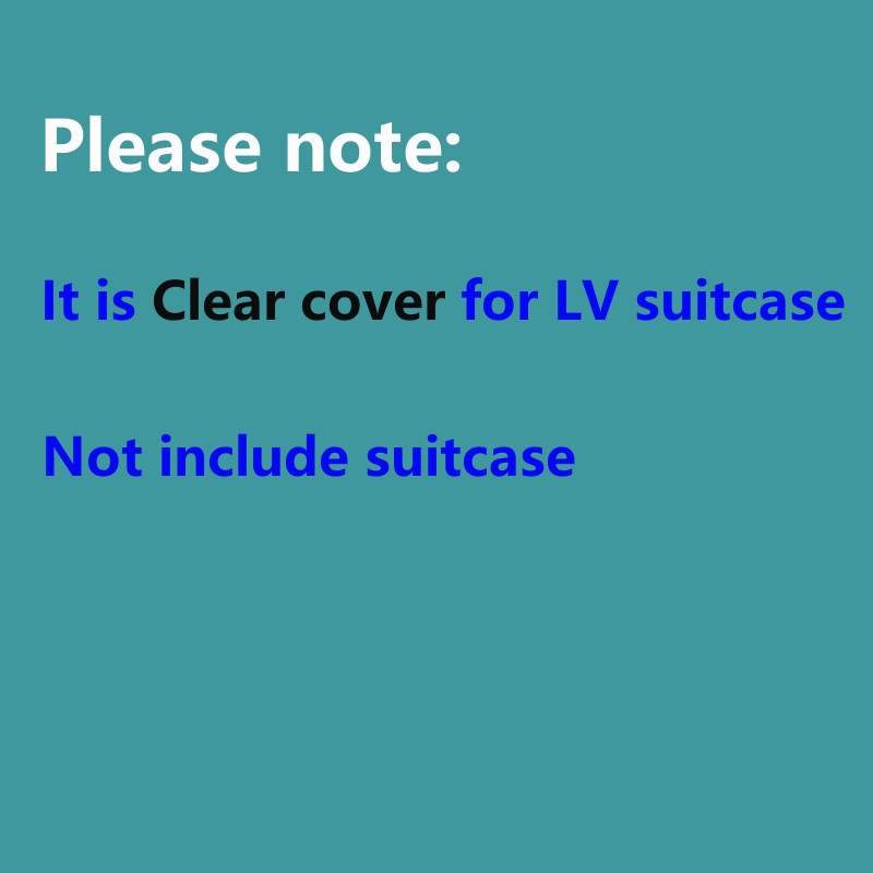 Funda transparente para maleta - Travel Accessories Lv reseña y precio