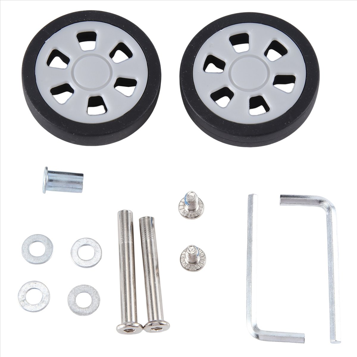 ABQR 55X12mm Ruedas de equipaj - Luggage Wheel Replacement reseña y precio