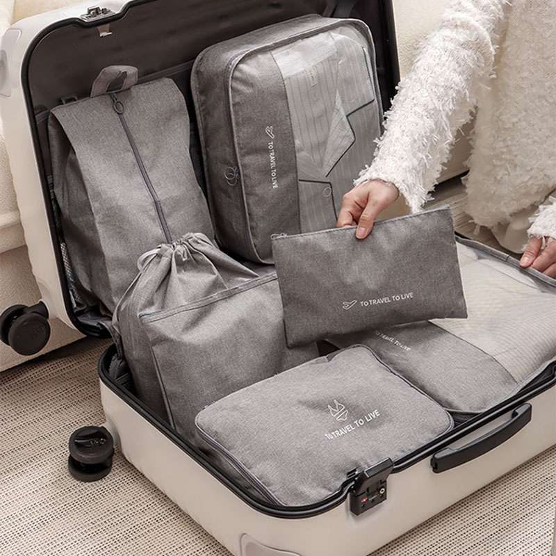 Juego de 7 cubos organizadores - Travel Accessories Kit For Men reseña y precio