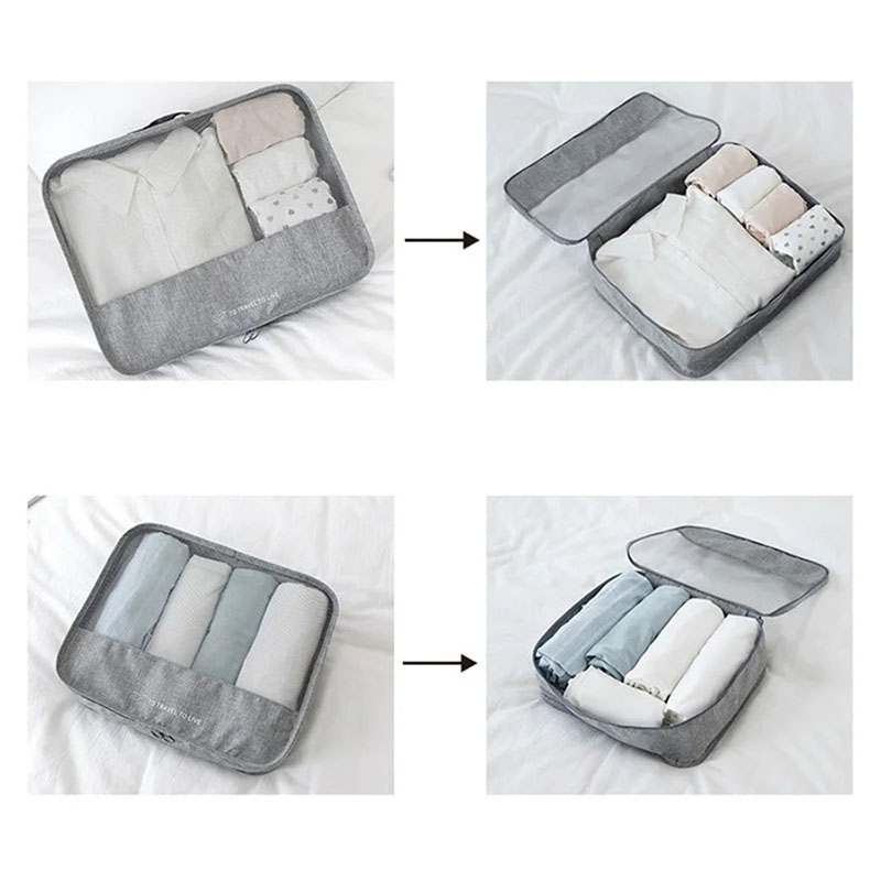 Juego de 7 cubos organizadores - Travel Accessories Kit For Men reseña y precio
