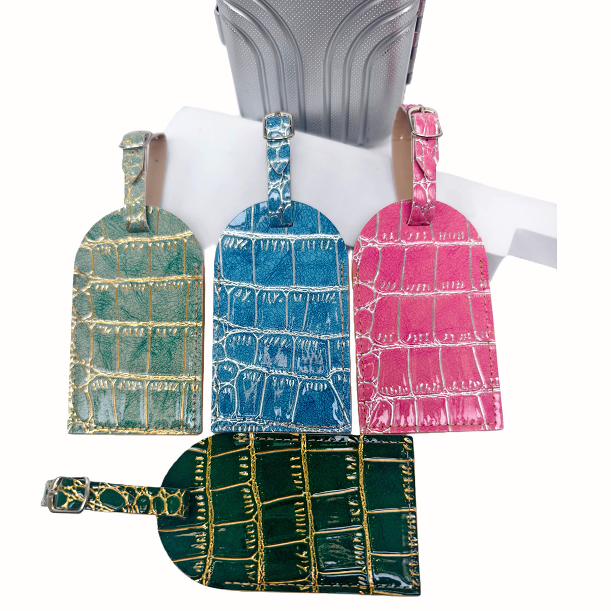 Etiqueta de equipaje con borde - Travel Accessories Name reseña y precio