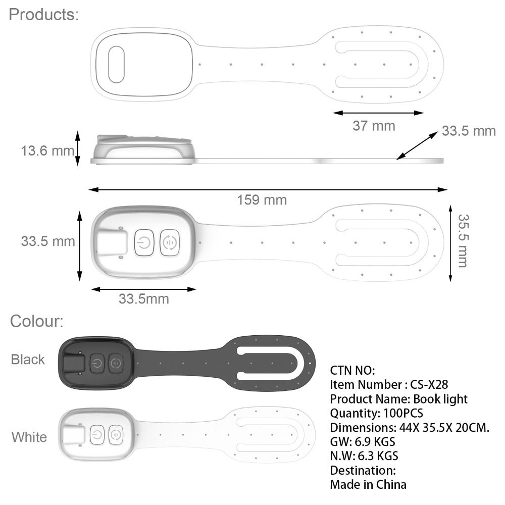 Luz de Lectura 2 en 1 con Clip - Travel Reading Accessories reseña y precio