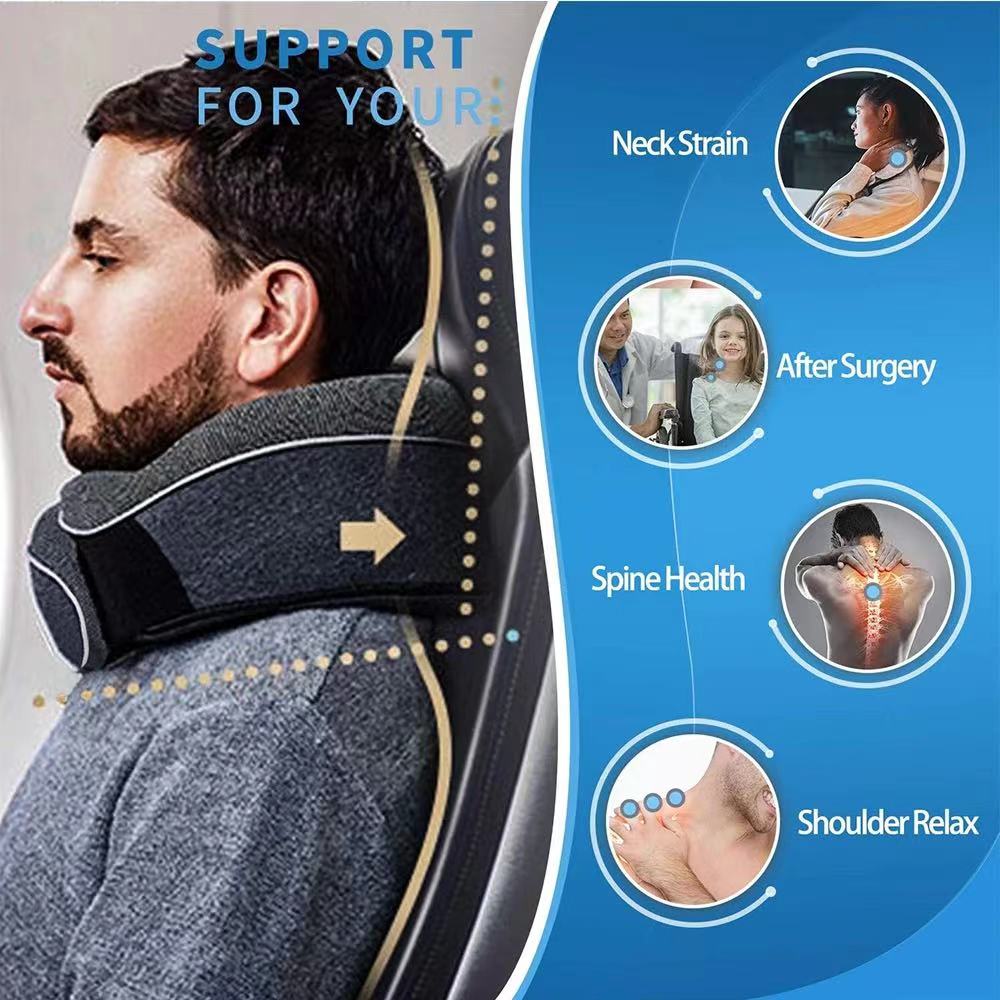 Almohada de espuma viscoelásti - Neck Pillow Memory Foam reseña y precio