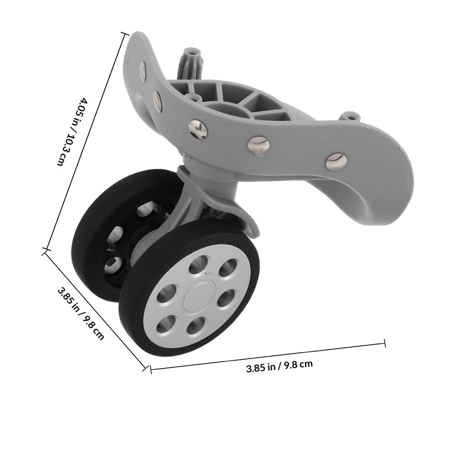 2 pares de ruedas de plástico  - Luggage Wheel Replacement reseña y precio
