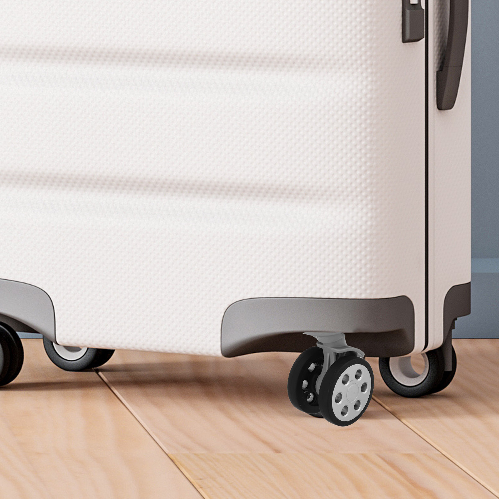 2 pares de ruedas de plástico  - Luggage Wheel Replacement reseña y precio