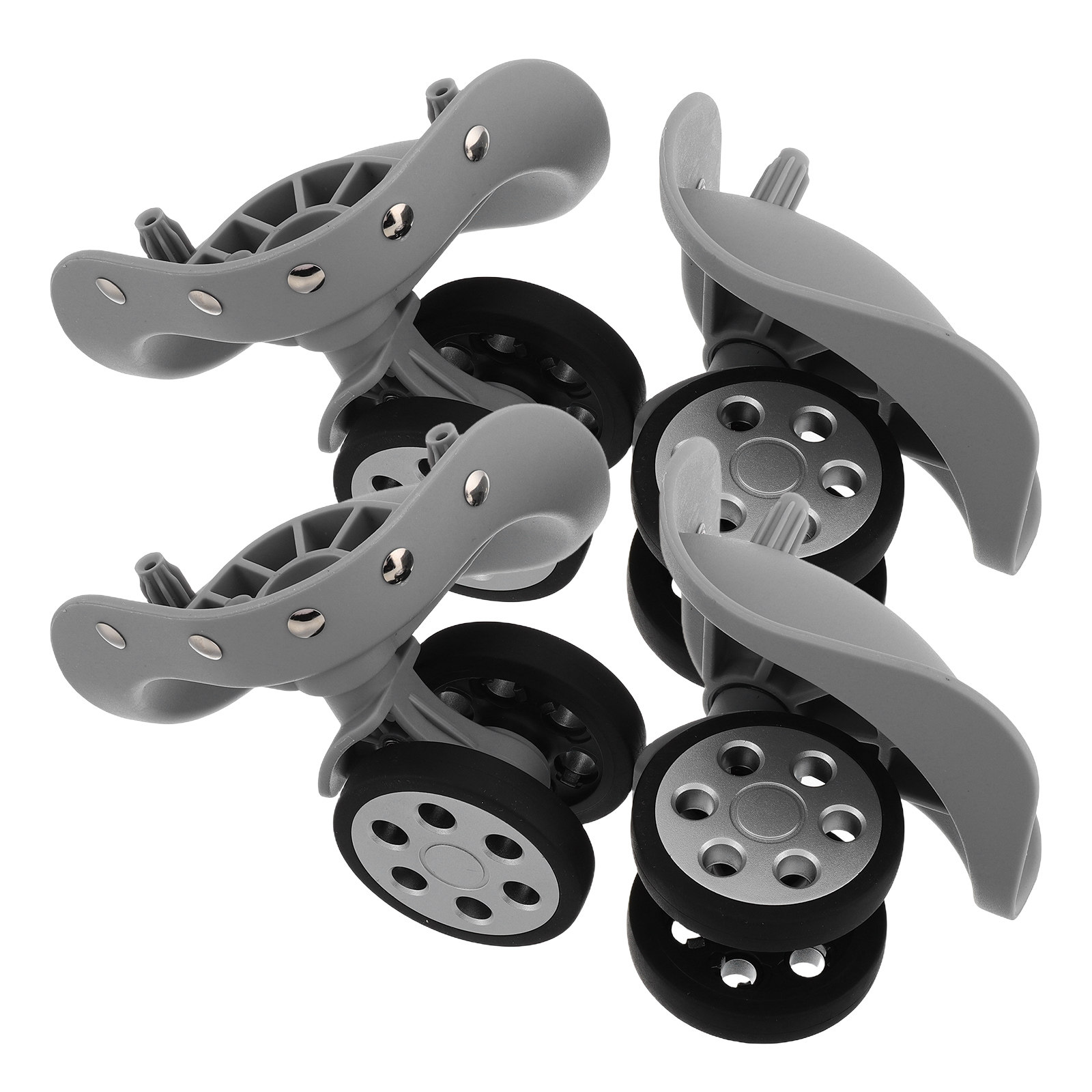 2 pares de ruedas de plástico  - Luggage Wheel Replacement reseña y precio