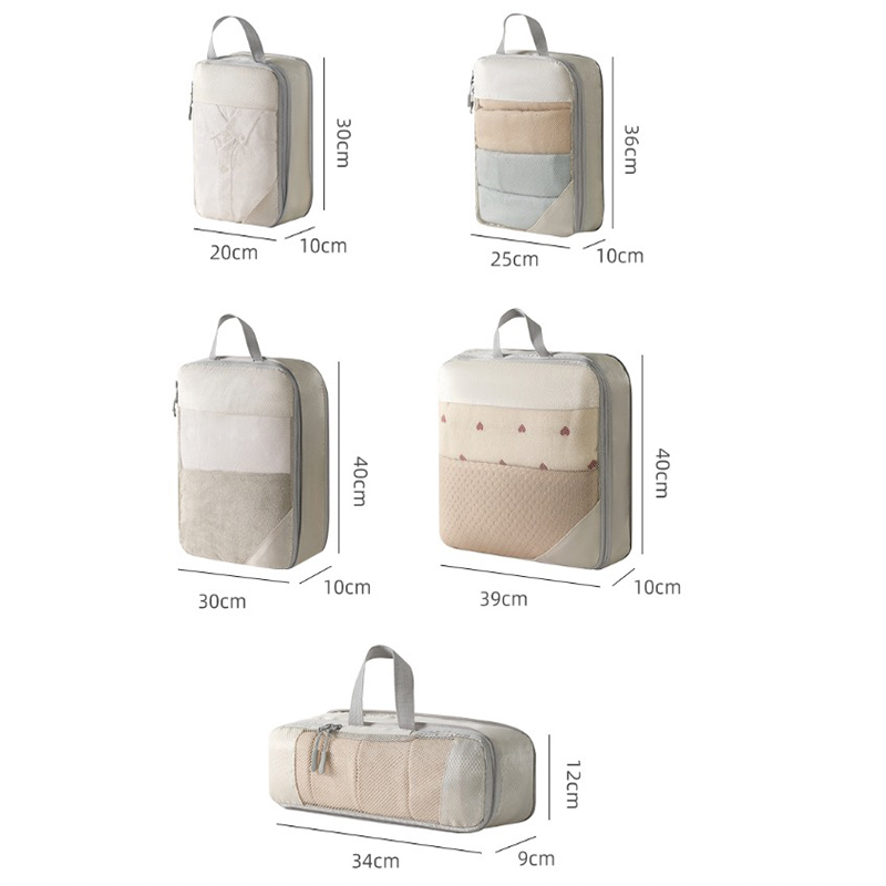 Juego de 5 Bolsas de Compresió - Travel Accessories Kit Bag reseña y precio