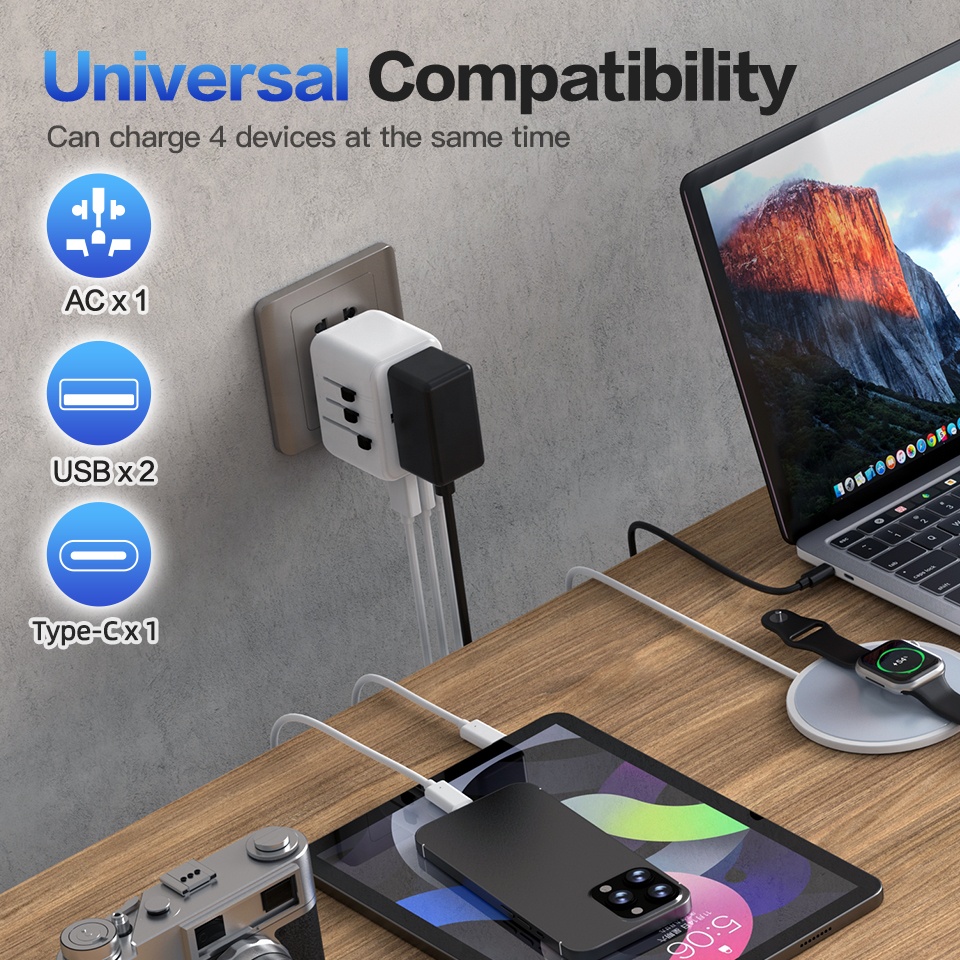 Cargador GaN Tipo C de 20W, Ad - Travel Plug Type C reseña y precio