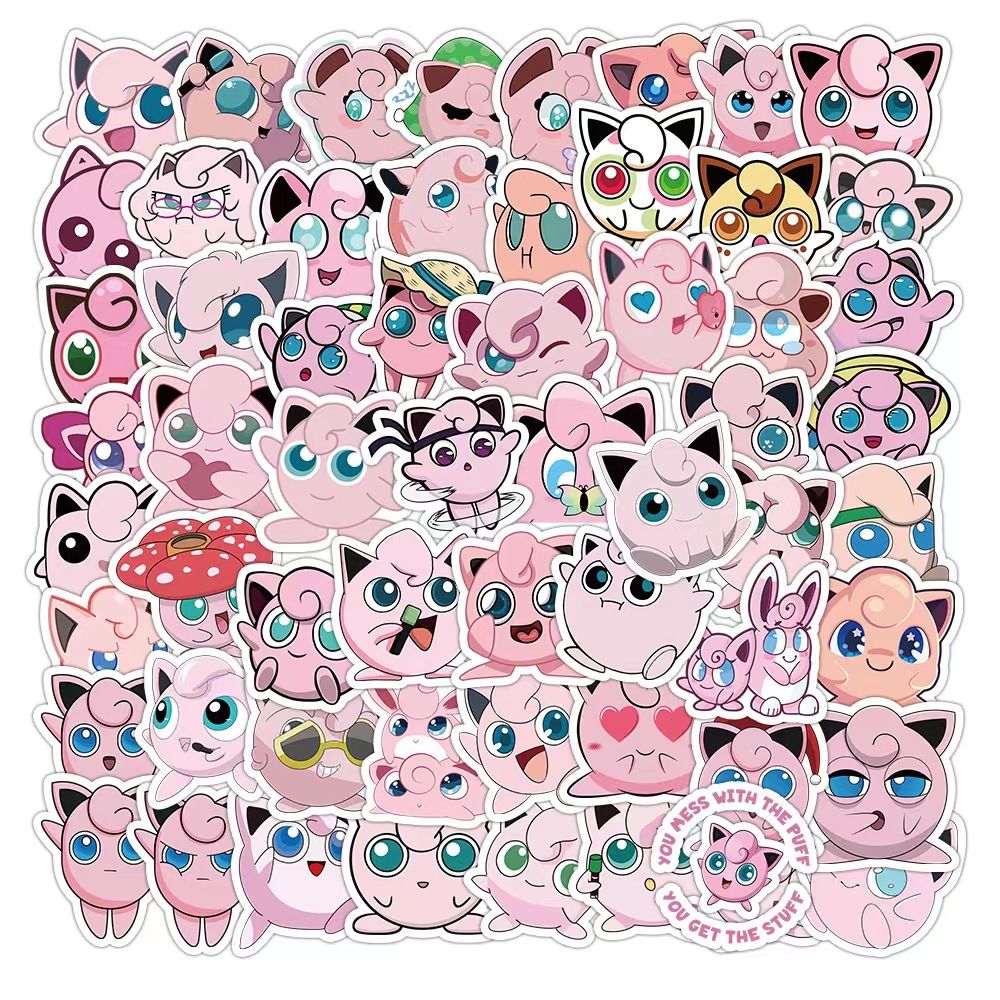 50 Lindas Pegatinas de Jigglyp - Travel Accessories Cute reseña y precio