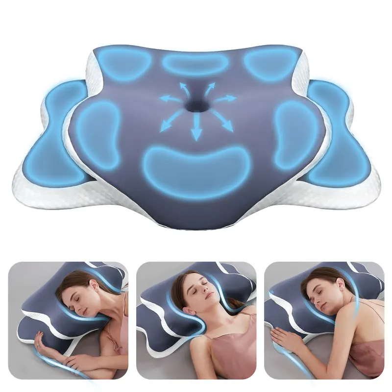 Almohada de Espuma Viscoelásti - Neck Pillow Memory Foam reseña y precio