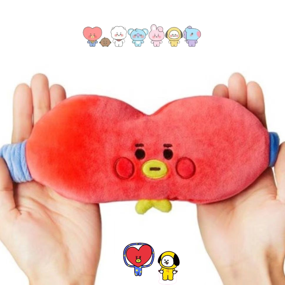 Antifaz de peluche BT21 con di - Travel Accessories Cute reseña y precio