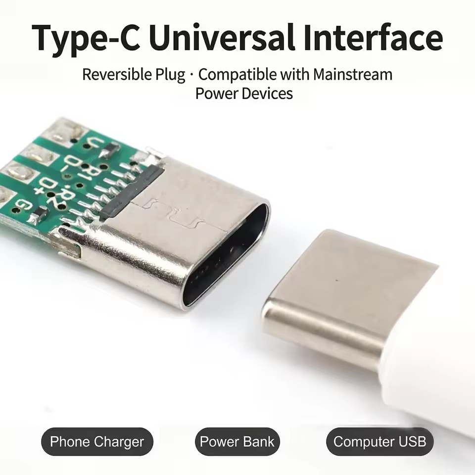 Conector USB 3.1 Tipo C, Recep - Travel Plug Type C reseña y precio