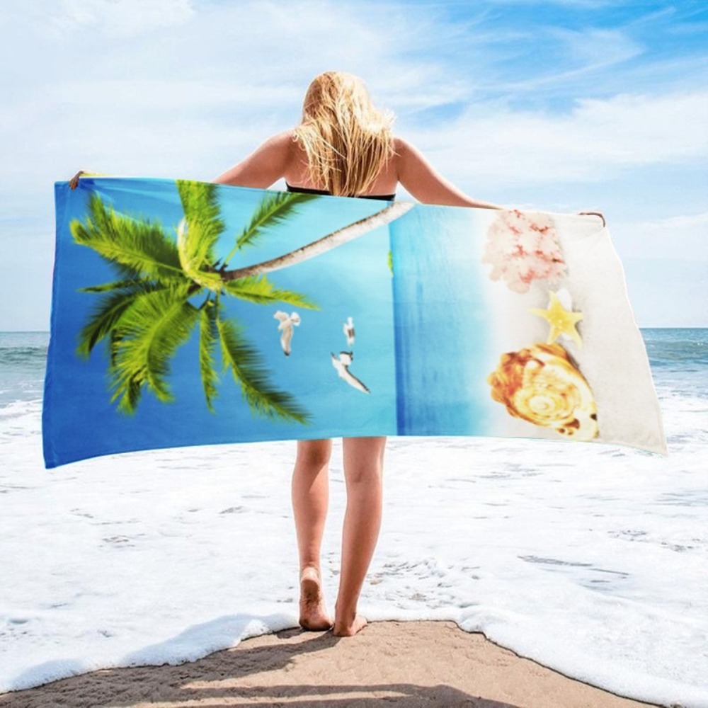 Toalla de baño con estampado d - Travel Towel Quick Dry reseña y precio