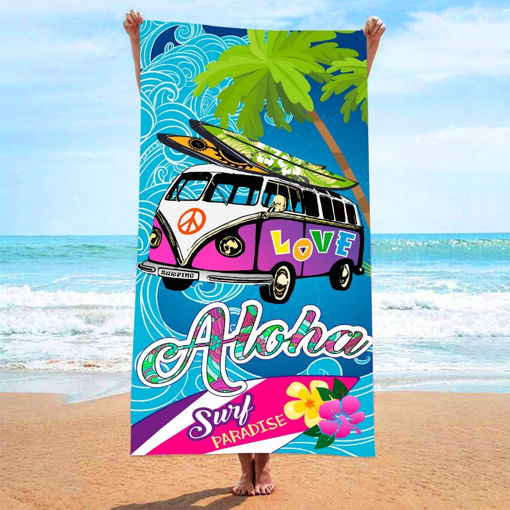 Toalla de baño con estampado d - Travel Towel Quick Dry reseña y precio