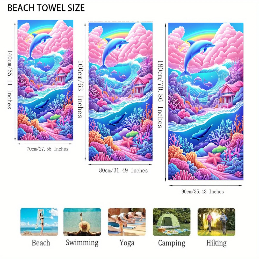 Toalla de baño con estampado d - Travel Towel Quick Dry reseña y precio