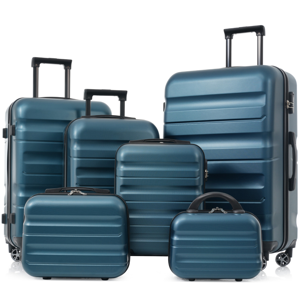 Juego de 6 Maletas Rígidas de  - Luggage Wheel Replacement reseña y precio