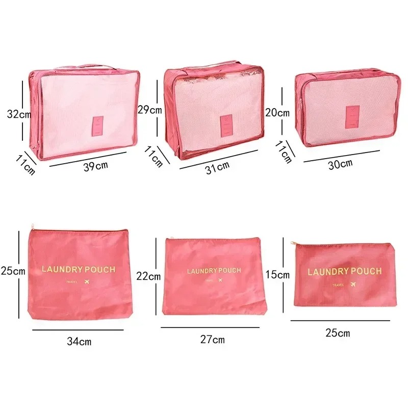 Juego de 6 Bolsas de Almacenam - Travel Accessories Kit Bag reseña y precio