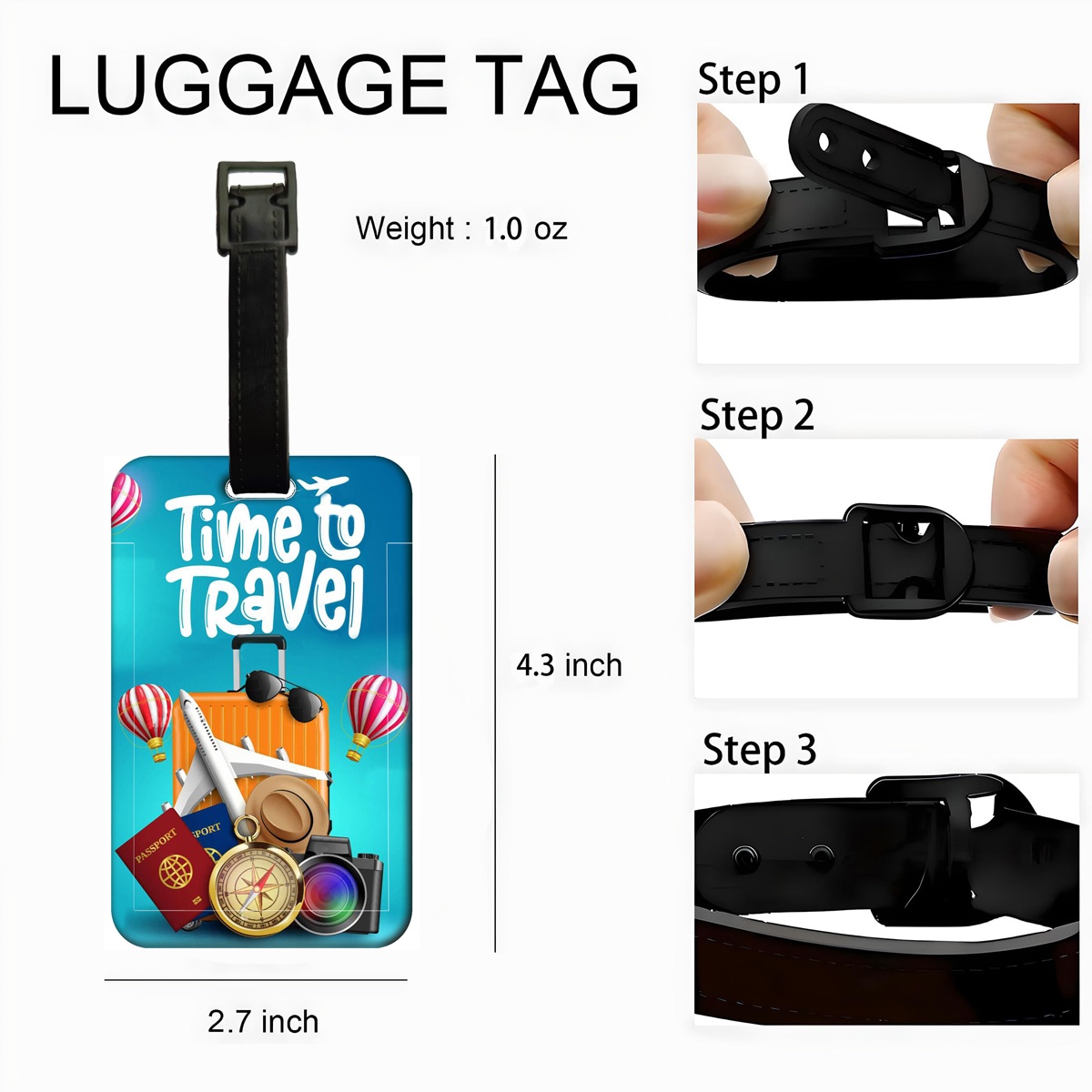 Etiqueta de Equipaje Estilo Vi - Travel Accessories Kit For Men reseña y precio