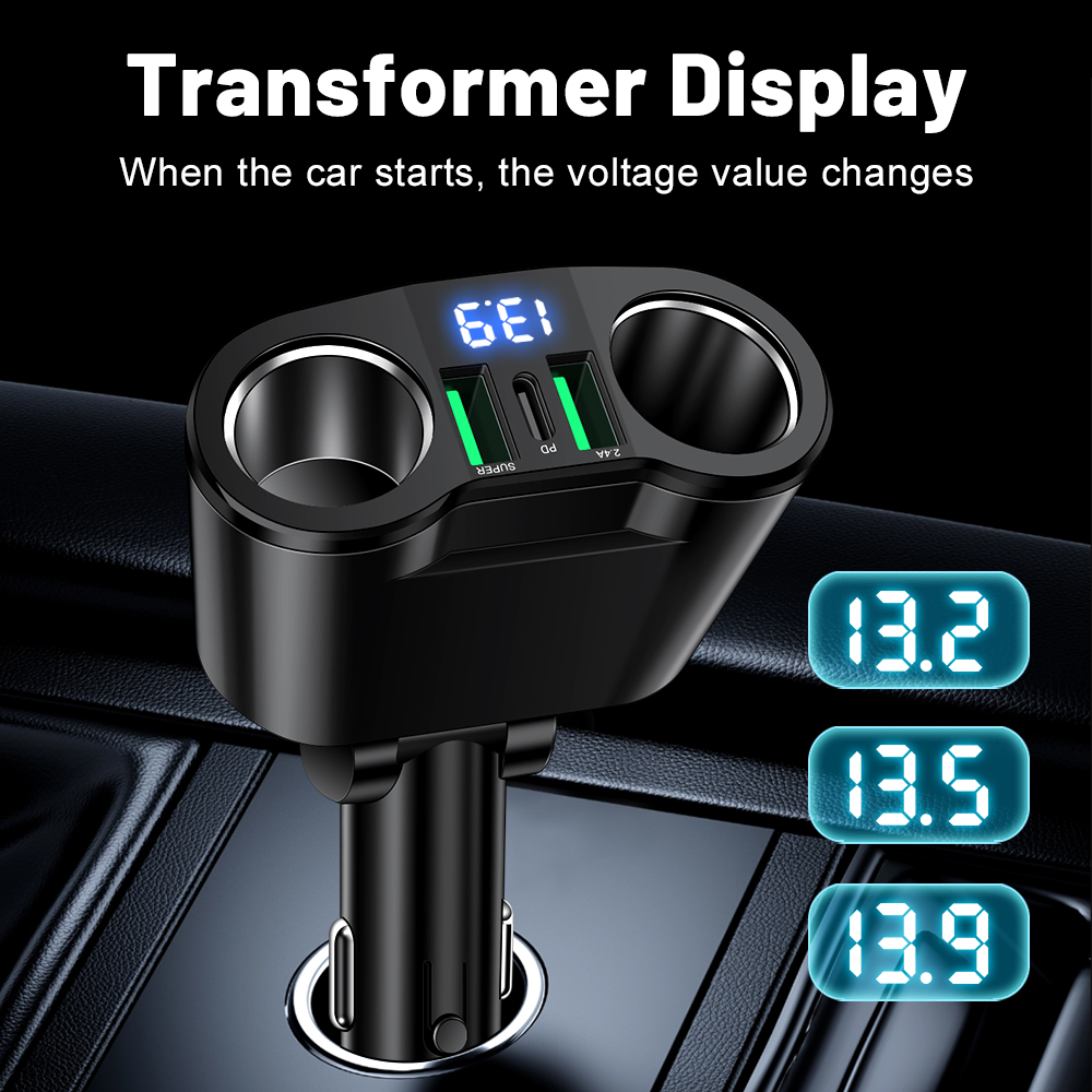 Adaptador de cargador de coche - Travel Plug Type C reseña y precio