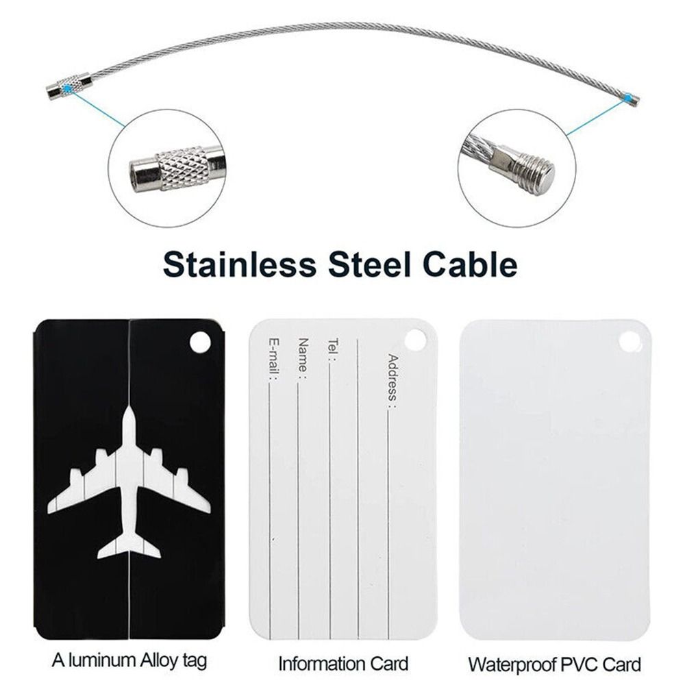 Etiquetas de equipaje de viaje - Quality Travel Accessories reseña y precio