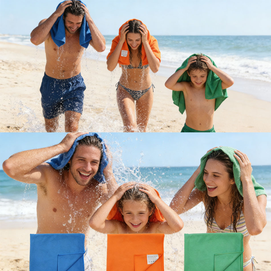 Toalla de playa de microfibra  - Travel Towel Quick Dry reseña y precio
