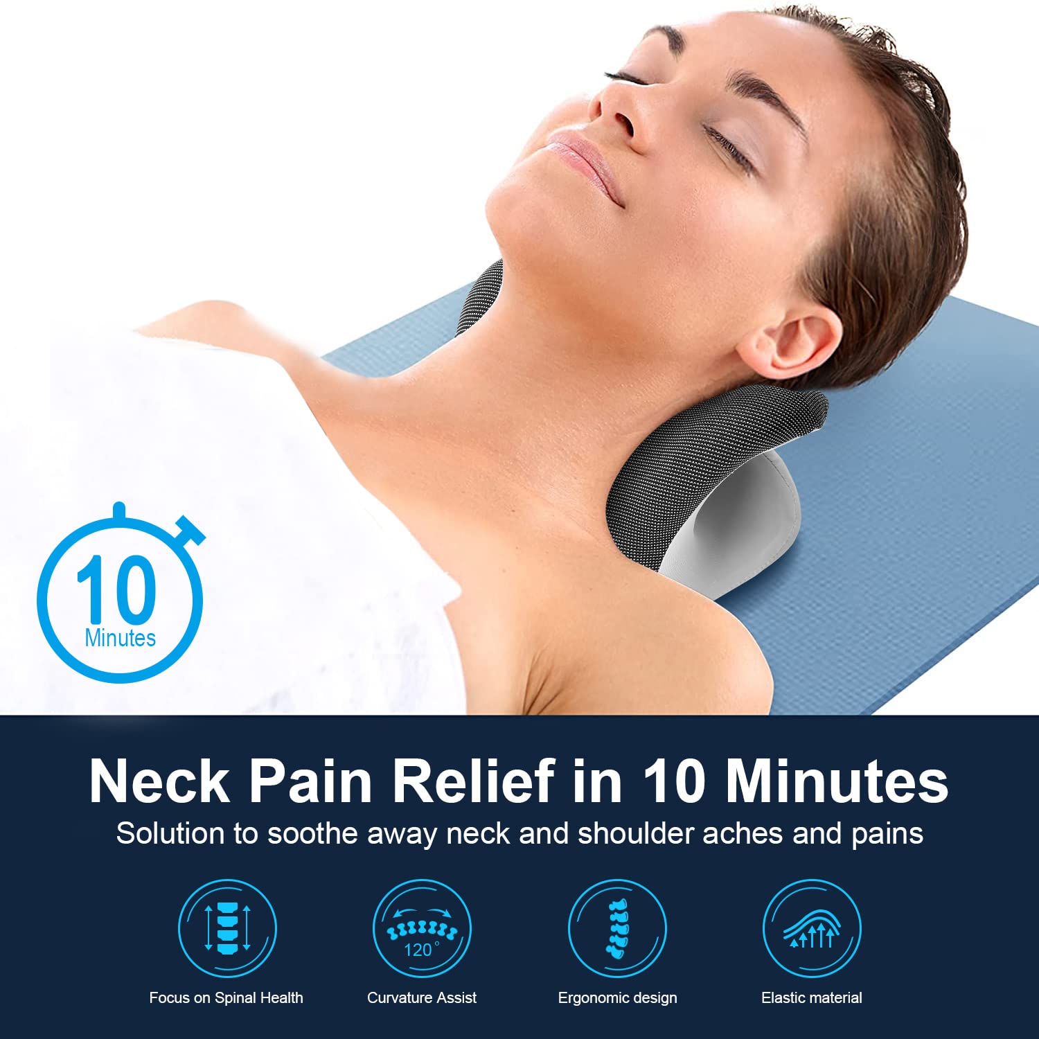 Almohada Terapéutica Térmica p - Neck Pillow Memory Foam reseña y precio