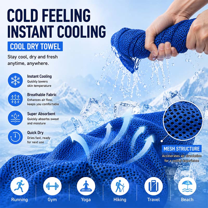 Toalla Deportiva Refrigerante  - Travel Towel Quick Dry reseña y precio