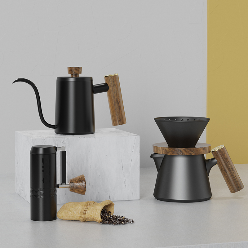 DHPO-Juego de café de lujo con - Portable Travel Kettle reseña y precio